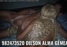 Deu Gostoso Pleasures Neighbor With Oral And Masturbation