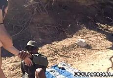 hey, watch this masked latina babe get fucked by the law!