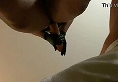 Ebony Mistress Pegs Submissive Partner