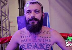 Tattooed Brunette Titto Gomez Takes Monster Cock Anal Deepthroat