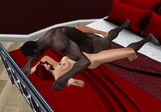 María Gets Wild Anal Blowjob from Plumber in Interracial Sex!