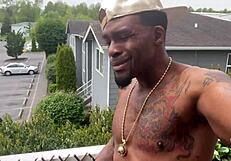 Big black cock penetrates bareback into the kinky wild was