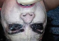 Ms. TL's Messy Throat Dildo Play!