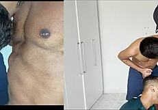 Young and straight gay's big dick amateur experience