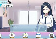 3D hentai game with commented gameplay: Well Love is in the Air with Megu Ep 10