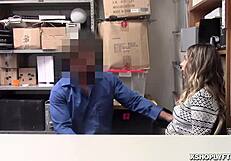 Jason feeds Aften Opal huge cock deepthroat