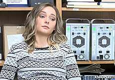 Jason feeds Aften Opal huge cock deepthroat