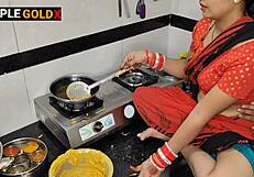 Komal made Diwali snacks while devar took bhabhi for fun