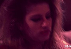 My bf's stepsisters love lesbian sex!