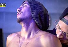 Wet Anal Trick On Tattooed Skater With Big Cock