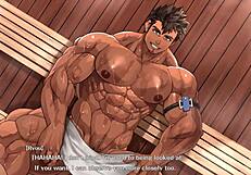 Homem Sarado Nails Novinho in Steamy Sauna Sex Scene