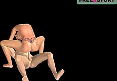 indian bhabhi rides japanese dick in 3d cartoon cowgirl