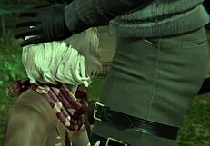 3D animated Hentai with Asian cutie Ashley in a Resident Evil 4 parody