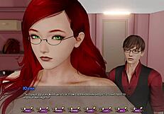 Double penetration and punishment in gym workout-themed porn video