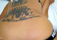 messy creampie teases thai girlfriend in hardcore fun