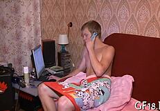 Boy Sits And Stares At His Girlfriend