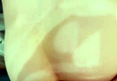 Skinny student gets stuck in washer and gets creampied