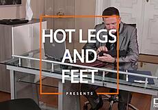 sizzling angel wicky's sexy feet fucked until explosive climax