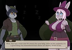 i start our dungeon test with cute enemies