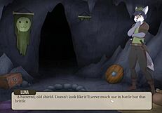 i start our dungeon test with cute enemies