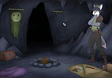 i start our dungeon test with cute enemies