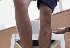 Young brazilian takes monster cock pounding!