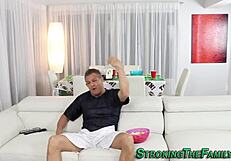 Stepteen 18+ Gets Hardcore Fuck And Facial From Her Uncle Father In Law