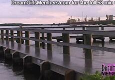 Brunette Teen Flashes Wet T-Shirt in Public, Angers Florida Neighbors