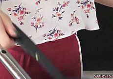 Amateur family competition with taboo hardcore action