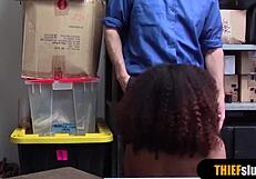 Sporty Ebony Teen Gets Rough Fucked Bent Over?