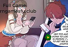 Free to play anime-style dating sim with erotic content