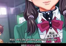 anal sex turns her into an ahegao face in this hentai