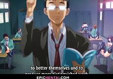 anal sex turns her into an ahegao face in this hentai