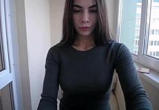 Cute Girl Tanya Shows Small Tits Outdoors