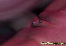 her first extreme gangbang party