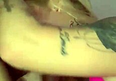 Long-haired beauty gives passionate blowjob to her lover