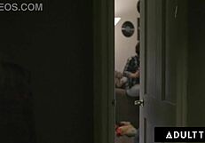 adult time - voyeur teen watches aidra fox and kristen scott licking pussies.