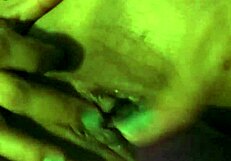 Latina Squirts With Big Dildo