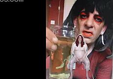 Bisexual sissy male exposed in homemade scene