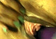 Latina Squirts With Big Dildo