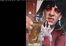 Bisexual sissy male exposed in homemade scene