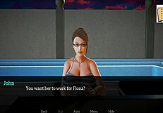 My New Family 15 - Milf’s Big Tits Bounced in Office Bang