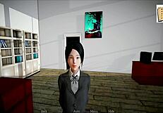 My New Family 15 - Milf’s Big Tits Bounced in Office Bang