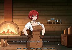 i’m hooked on tomboy hentai game, she’s touching herself for me