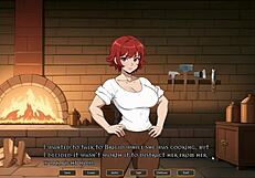 i’m hooked on tomboy hentai game, she’s touching herself for me