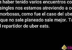 uber eats delivery guy fucks my big tits