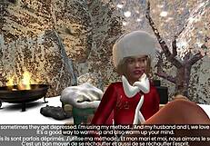 Young wife of Santa has sex with elves on Christmas Eve