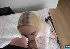 Wow, Shina Ryen tears her pantyhose for that big cock!