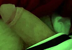 Slimyslimy1 sneaks cum into white shorts