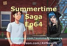 Μεγάλα βυζιά κώλος σε σπιτικό anime Summertime Saga